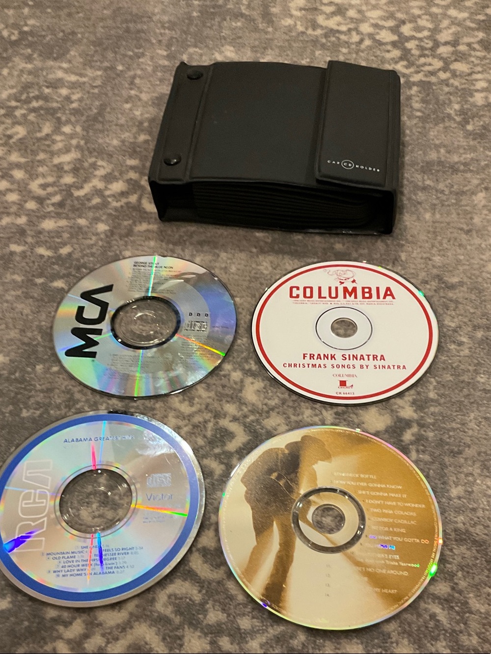Black CD/DVD Wallet Case with Storage Sleeves